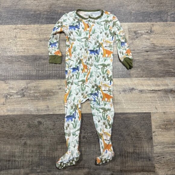 Magnetic Me 9-12 Months Footie Pajamas Dinosaur Print - Picture 1 of 4